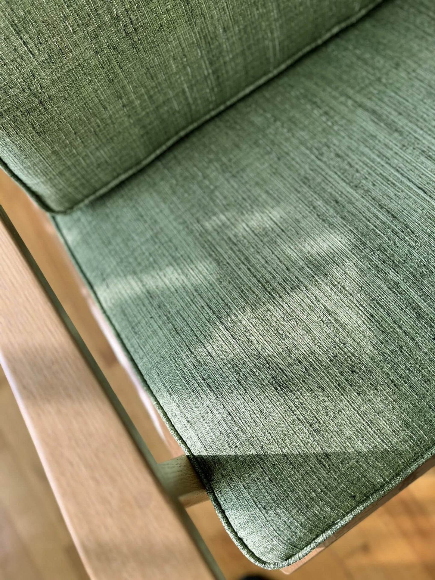 Louis Lounge Chair - Oak - Green